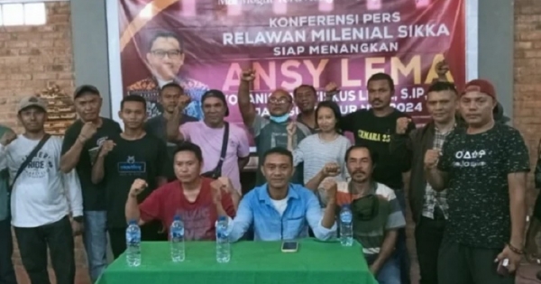 Ansy Lema Didorong Kelompok Relawan Milenial Sikka untuk Jadi Gubernur&nbsp;NTT
