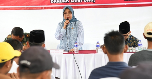 Anggota DPRD Provinsi Lampung Kostiana Gelar Sosialisasi Pembinaan Ideologi Pancasila