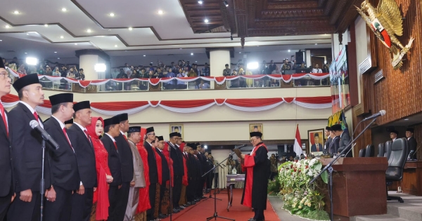 120 Anggota DPRD Jateng Resmi Dilantik, Terbanyak Merupakan Kader PDI&nbsp;Perjuangan