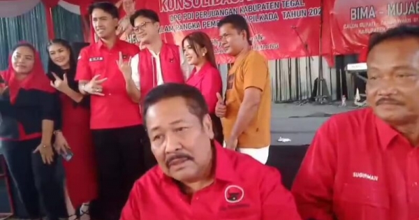 Banteng Kabupaten Tegal Siap Memenangkan Pasangan Bima Eka Sakti dan Muhammad Syaeful&nbsp;Mujab