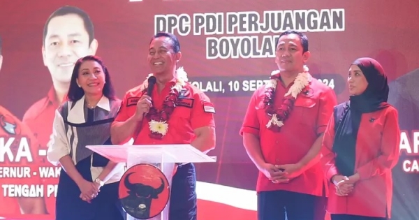 Andika-Hendi Kagum Akan Militansi Kader Banteng Kabupaten&nbsp;Boyolali